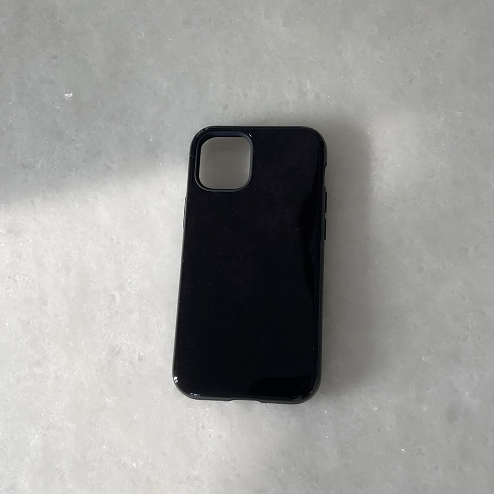 IPhone 12 mini case, black gloss, brand new!
